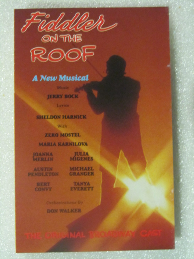 The Original Broadway Cast • Fiddler On The Roof C-Kasetti