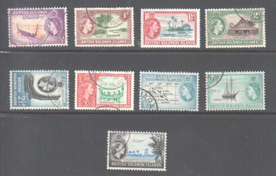 Solomonsaaret 1956 täysi sarja
