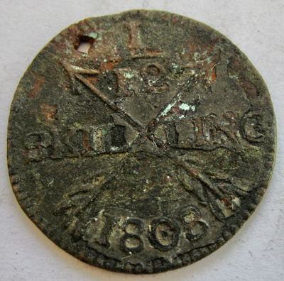 Ruotsi 1/12 skilling 1808