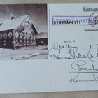 Komea karjalaistalo talvella, Kenttäpostia p. 1942 - pikkukuva 1