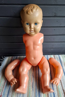 Nukke 55 cm 1960-luvulta merkki: RATTI Italy