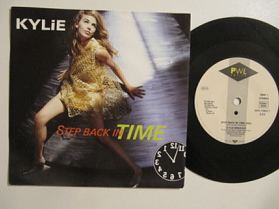 Kylie Minogue Step Back In Time 7" sinkku