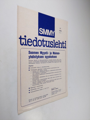 SMMY tiedotuslehti n:o 17/1976