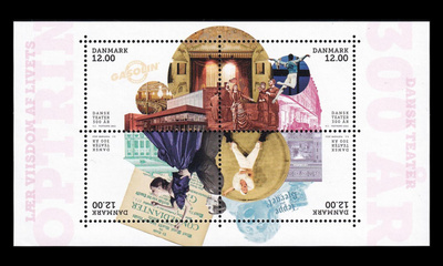 Tanska 2089-92BL81 ** Tanskan 1. teatteriesitys 300v (2022)