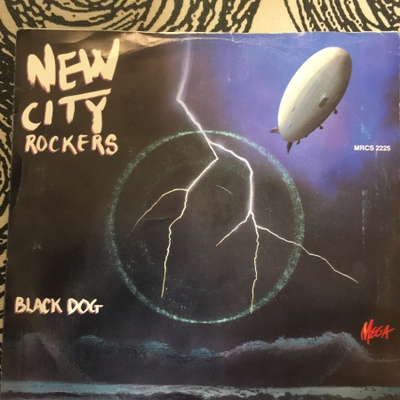 NEW CITY ROCKERS: Black Dog * Gun Shy * EUR 1987