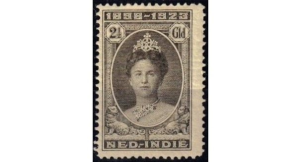 Hollannin Intia 1923 Wilhelmina  2,50G *