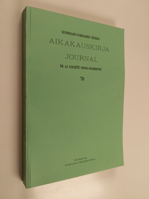 Suomalais-ugrilaisen seuran aikakauskirja 78 = De la soci...