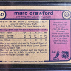1982-83 O-Pee-Chee OPC Marc Crawford RC #342 - pikkukuva 2