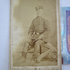 VANHA CDV Visiitti Valokuva Suomen Kaartilainen Venäjä 1870- - pikkukuva 1