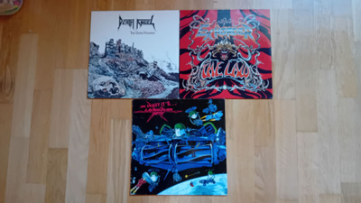 3 x Thrash metal LP Death Angel, Exhorder, Lawnmower Deth