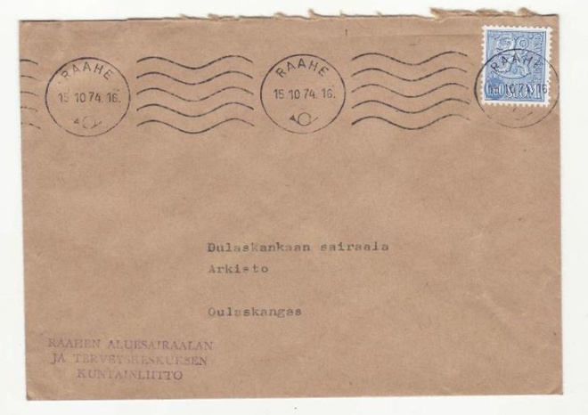 FIRMAKUORI RAAHE N ALUE SAIRAALA (KATSO LEIMA)