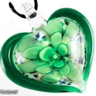 1040 .. Murano Kaunis Lampwork Taidelasi .. Kaulakoru - pikkukuva 1