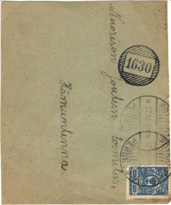 NUMEROLEIMA 1630 /RÖYKKÄ