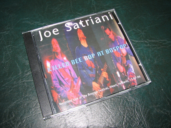 Joe Satriani: Killer Bee Bop at Bospop (1996) cd-levy