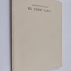Henrik Gabriel Porthan : Animadversiones de libris raris 1-2 - pikkukuva 1