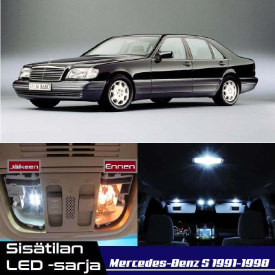 Mercedes-Benz S (W140) Sisätilan LED-sarja 24-os