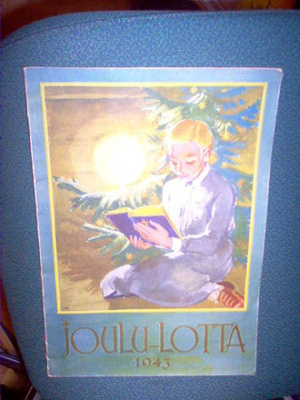 JOULU-LOTTA  1943  ( Sis. taideliite ) EIPK !