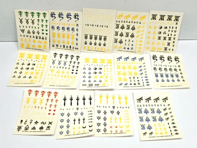 WH40K - 14kpl Eldar Transfer Sheet (1991)