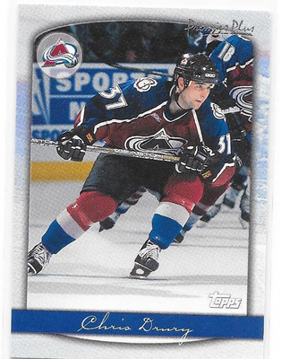 1999-00 Topps Premier Plus #8 Chris Drury Colorado Avalanche