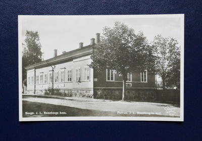 PORVOO Runebergin koti, vanha kortti