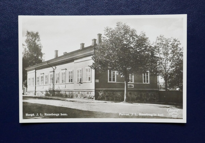 PORVOO Runebergin koti, vanha kortti