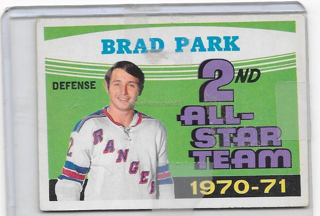 1971-72 OPC #257 Brad Park New York Rangers