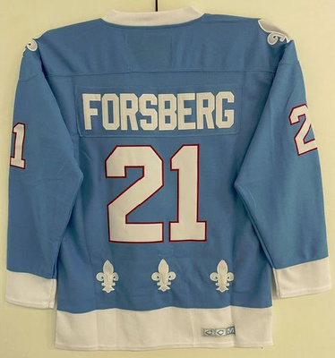 NHL FaniPaita Nordiques PETER FORSBERG #21, Old style (UUSI!