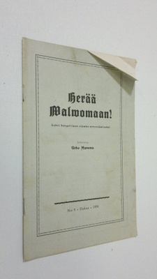 Herää valvomaan! N:o 8 1939