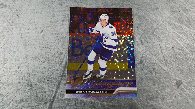 Waltteri Merelä 2023-24 Young Guns Speckled Rainbow