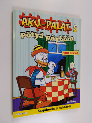 Aku-palat 5 : Pötyä pöytään : sarjakuvia ja tehtäviä
