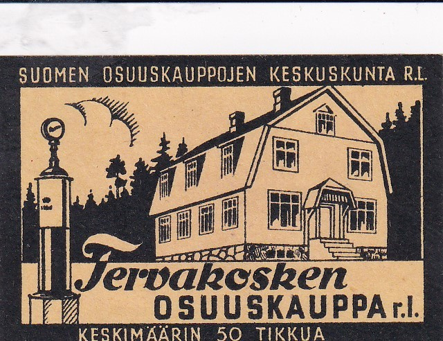 Tervakoski, Tervakosken Osuuskauppa r.l.   .     b411