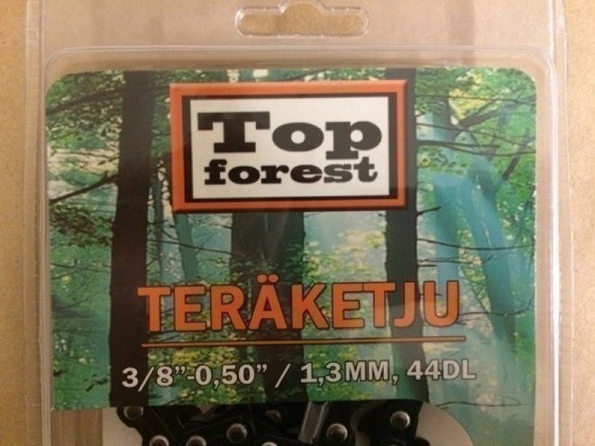 Moottorisahan teräketjuja, 44 lenkkiä