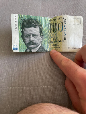 Suomen Pankki 100 markan seteli keräilyyn