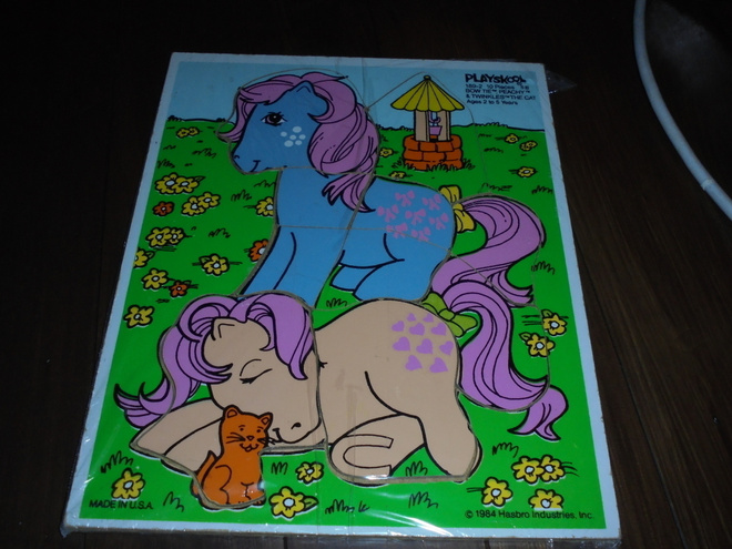 My Little Pony Playskool- palapeli alustoineen, G1