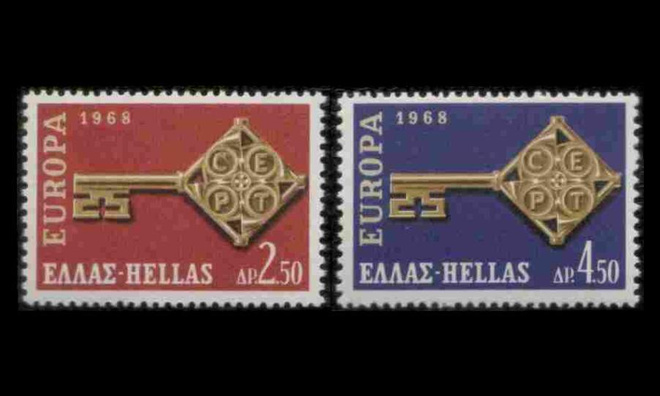 Kreikka 974-5 ** Europa (1968)