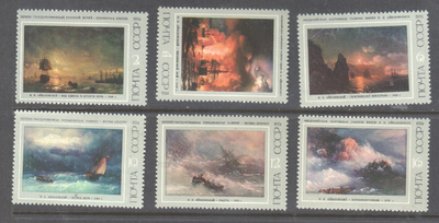 CCCP 1974 maalauksia sarja postituoreena.