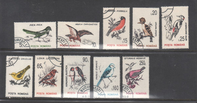 Romania  1993 lintuja sarja