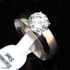 74 .. 316L Stainless Steel 8m Zirconia .. Sormus - pikkukuva 1
