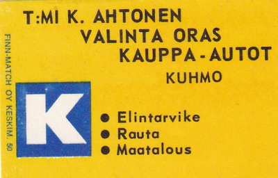 Kuhmo, T:mi K. Ahtonen  b584