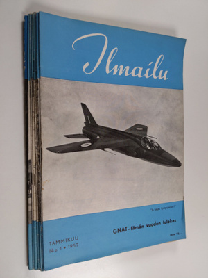 Ilmailu vuosikerta 1957 (1-12,puuttuu nrot 6-8 ja 10)