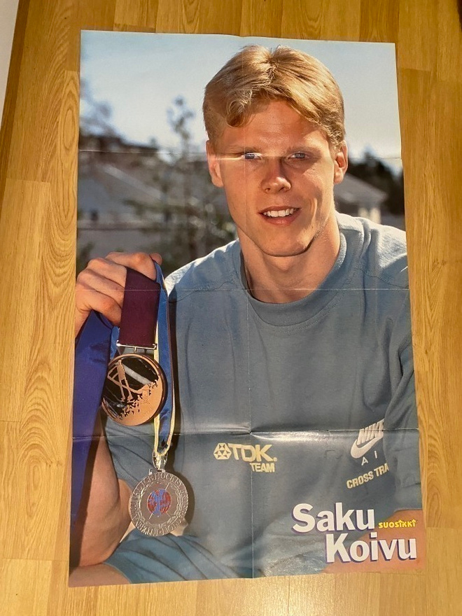 Saku Koivu juliste ja Jofa tarra