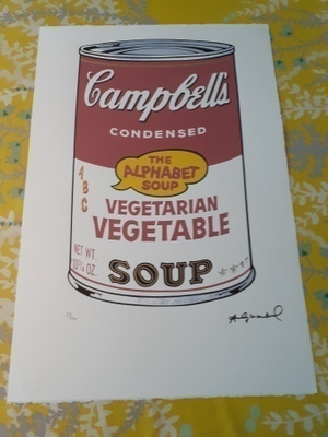 Andy Warhol Litografia sign.numeroitu katso,ALE.