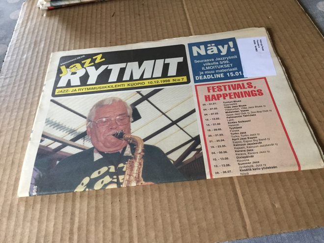 JAZZ RYTMIT LEHTI 7/1998 HYVÄ