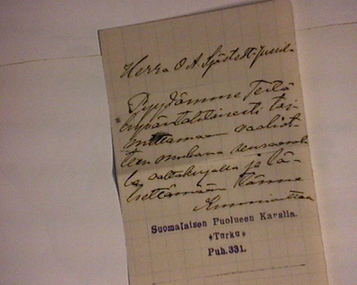 Vaalit 1910, pyyntö.