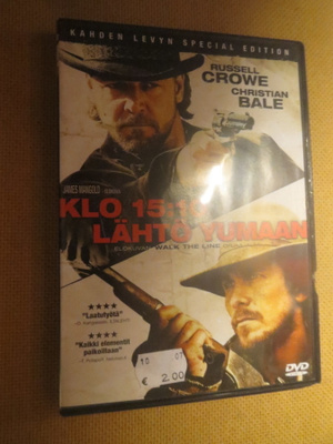 James Mangold: Klo 15:10 lähtö Yumaan  2DVD