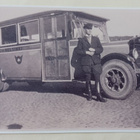 Helsinki - Leppävaara -linja-auto, kuva v. 1925, vanha kopio - pikkukuva 1