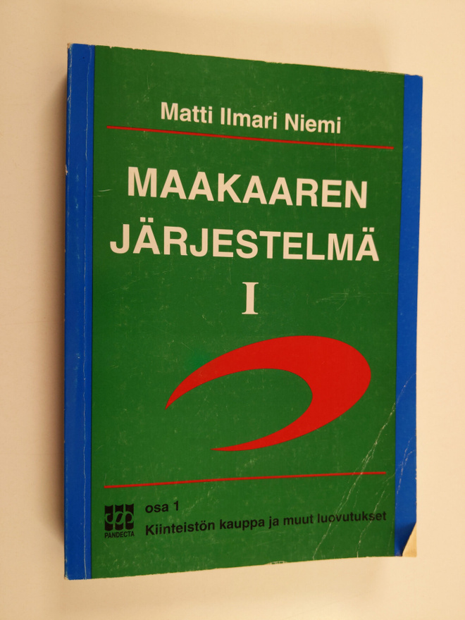 Matti Ilmari Niemi : Maakaaren järjestelmä osa 1 : vuoden...