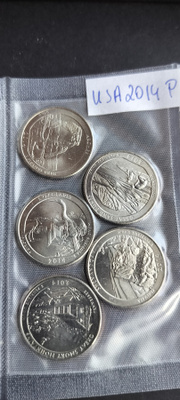 USA 2014-P, Quarter Dollar-sarja, UNC