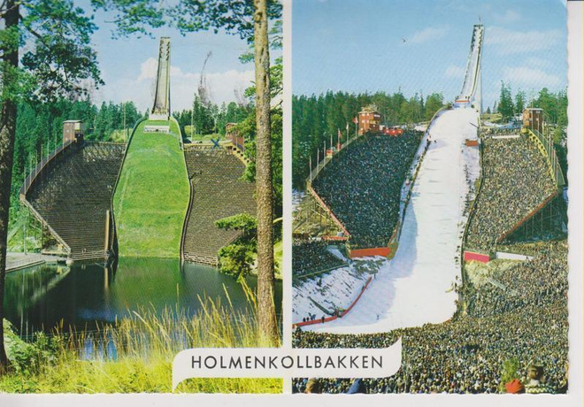 Holmenkollbakken sommitelmakortti p174