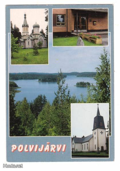 POLVIJÄRVI: KAKSI KIRKKOA, MAISEMAA (monikuva)